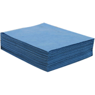 Feuilles absorbantes 3 couches bleues Hydrocarbures