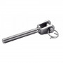 Embout fileté chape soudée inox A4 - Petit modèle droit