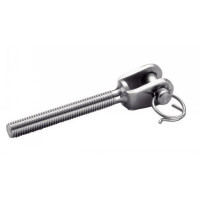 Embout fileté chape soudée inox A4 - Petit modèle pas à gauche Embout fileté chape soudée inox A4 - Petit modèle pas à gauche