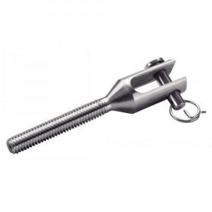 Embout fileté chape usinée inox A4 5mm - Petit modèle durable