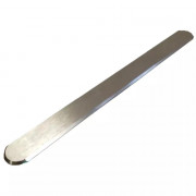 Bande de guidage Meiser CHARLETY (forme longue et arrondie au bout) en Inox brossé ERP, PMR, Industr