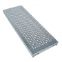 Marches en acier galvanisé à chaud épaisseur 2 mm Meiser TOLHUIT STEPHUIT pour ERP, PMR