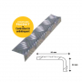 Nez de marche aluminium larmé sans trous Meiser MAYOL pour ERP et bâtiments