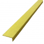 Nez de marche large (70mm) Meiser POLYGRAIN XL, corindons, résine à coller, jaune ERP, PMR