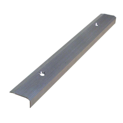 Nez de marche Meiser LICORNE aluminium anodisé avec trous fraisés pour ERP, PMR