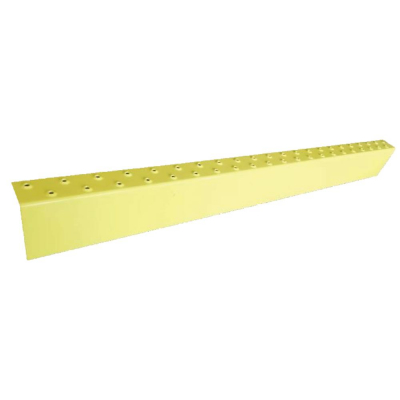 Nez et contremarche Meiser DUPLEIX aluminium laqué jaune ou noir, industrie, ERP, PMR