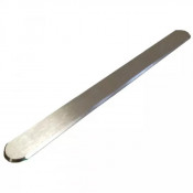 Bande de guidage Meiser CHARLETY (forme longue et arrondie au bout) en Inox brossé ERP, PMR, Industr