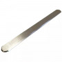Bande de guidage Meiser CHARLETY (forme longue et arrondie au bout) en Inox brossé ERP, PMR, Industr