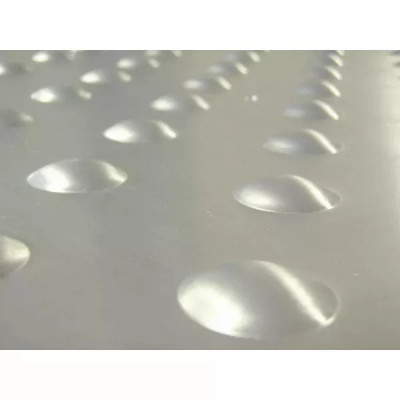 Dalle podotactile en aluminium