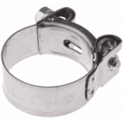 Collier à tourillons inox 26-28 pour flexible DN 19