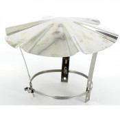 Chapeau de couverture simple paroi inox