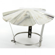 Chapeau de couverture simple paroi inox