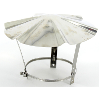 Chapeau de couverture simple paroi inox