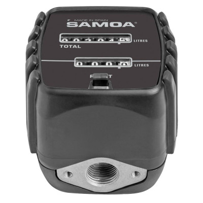 Compteur mécanique en ligne C30 – 1/2" – Litres et Gallons – Roue ovale – Samoa