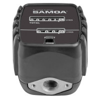Compteur mécanique en ligne C30 – 1/2" – Litres et Gallons – Roue ovale – Samoa