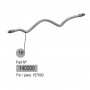 Flexible graissage double armature acier – 2 000 mm – 415 bar – Sans raccord – Samoa