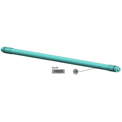Flexible graissage double armature acier – 500 mm – 415 bar – Sans raccord – Samoa