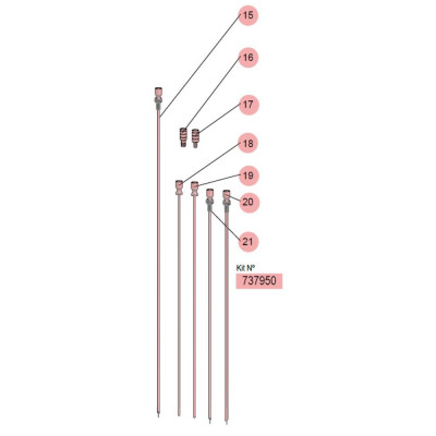 Jeu de 5 sondes et 2 adaptateurs – Vidangeur huile usagée – Samoa