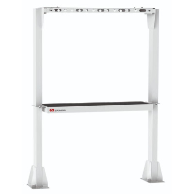 Portique 5 enrouleurs RM-12 – Avec égouttoir – 1 750 × 400 × 2 220 mm – Samoa