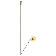 Sonde rigide cuivre vidangeur – Ø 5 × 4 mm – Longueur 700 mm – Samoa