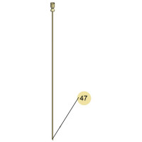 Sonde rigide cuivre vidangeur – Ø 5 × 4 mm – Longueur 700 mm – Samoa