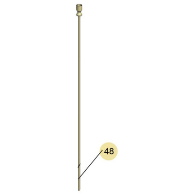 Sonde rigide cuivre vidangeur – Ø 6 × 5 mm – Longueur 700 mm – Samoa