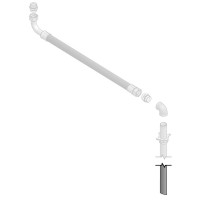 Tube d'aspiration 1 1/2" – 1 000 et 1 250 mm – Samoa