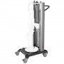 Élévateur pneumatique mobile simple colonne avec inducteur – PM35 – Seaux 20 kg – Samoa