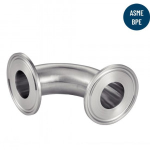 6 mm Coude 90 Degrés en Inox et Métaux - Clamp