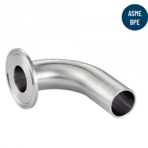 6 mm Coude 90° Inox 316L Entrée Clamp Sortie Soudure