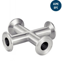 6 mm Croix Égale Inox Clamp pour des raccordements fiables