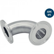 Coude 92° Clamp SF4 SF1 - Raccordement Inox et Métaux