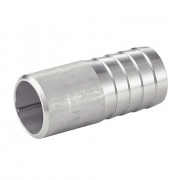 Adaptateur cylindrique lisse cannelé inox 316L pour raccordements