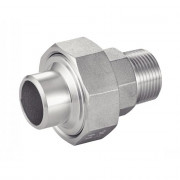 Raccords union mâle gaz conique inox 316 - qualité supérieure