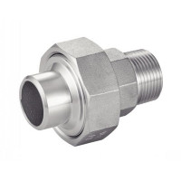 Raccords union mâle gaz conique inox 316 - qualité supérieure