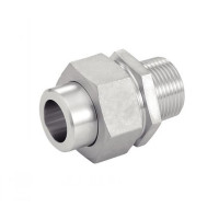 Raccords union mâle gaz conique inox 316L - Qualité assurée