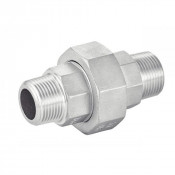 Raccords union mâle mâle inox 316 - Gaz conique moulé