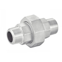 Raccords union mâle mâle inox 316 - Gaz conique moulé