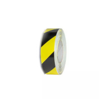 Rouleau adhésif de signalisation au sol 48 ou 96 mm - Bicolore