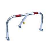 Barrière de parking tube acier avec cadenas