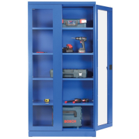 Armoire d'atelier à portes vitrées Armoire d'atelier à portes vitrées
