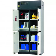 stockage sécurisé de produits chimiques corrosifs et toxiques