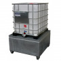 Bac de Rétention Acier Galvanisé 1000l - 1 Fûts - 1320x1220mm