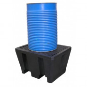 Bac de Rétention Acier Galvanisé 225l - 1 Fûts - 925x755mm