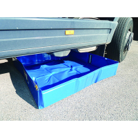 Bac de rétention PVC souple temporaire, 2 à 4 fûts Bac de rétention PVC souple temporaire, 2 à 4 fûts