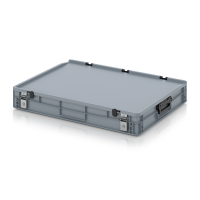 Bac-mallette Euro verrouillable – Dimensions 80 x 60 x 53,5 cm – Volume 228 L Bac-mallette Euro verrouillable – Dimensions 80 x 60 x 53,5 cm – Volume 228 L