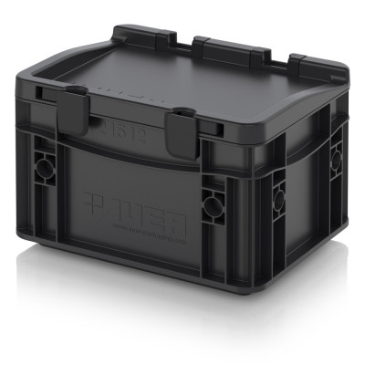 Bacs Euro ESD avec couvercle à charnières,  2 litres à 228 litres