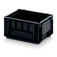 Bacs RL-KLT ESD avec fond lisse et orifices d’écoulement de l’eau