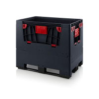 Bigbox ESD pliables avec 4 rabats d’accès Bigbox ESD pliables avec 4 rabats d’accès