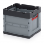 Bac Euronorm sans couvercle 400 x 300 mm pliable